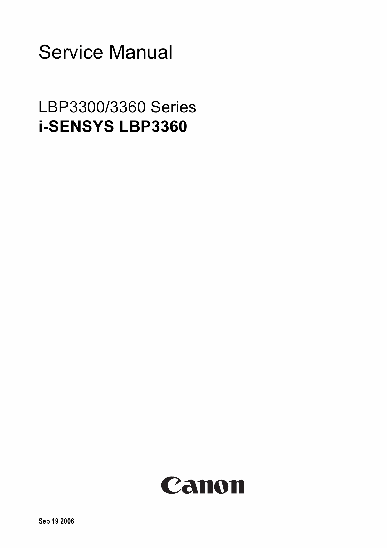 Canon imageCLASS LBP-3360 Service Manual-1